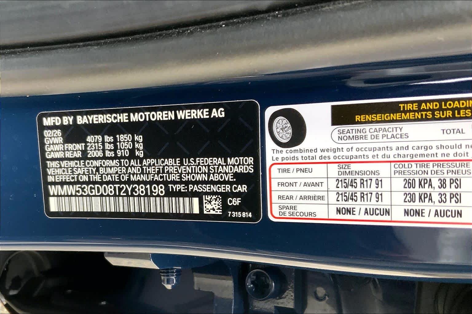 New 2026 Indigo Sunset Blue Metallic MINI Signature Plus image 18