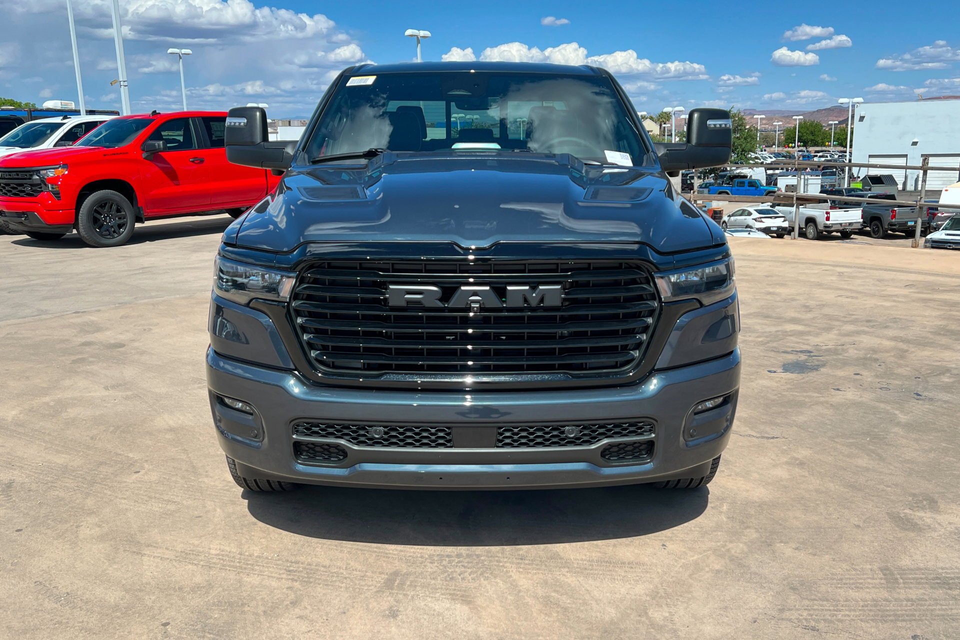 New 2026 Forged Blue Metallic Exterior Paint RAM Laramie image 9