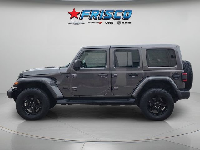 Used 2021 Gray Jeep Unlimited Sahara Altitude image 4