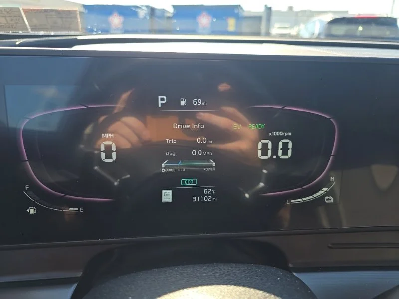 Used 2023 Black Kia EX image 12