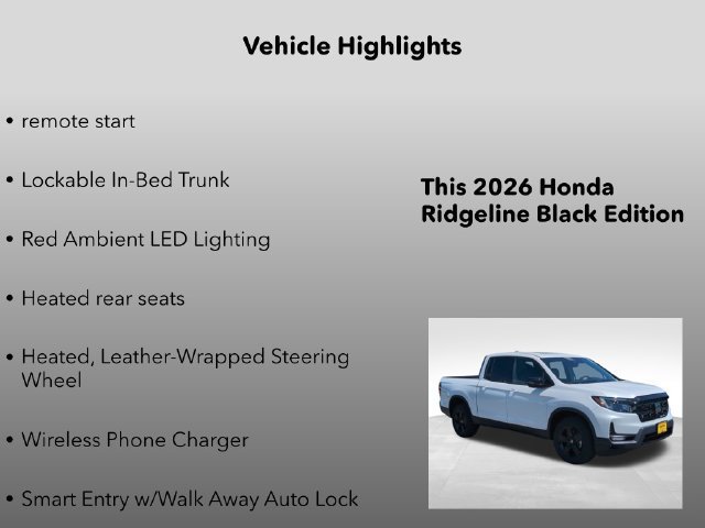 2026 Honda Ridgeline Black Edition - Photo 20