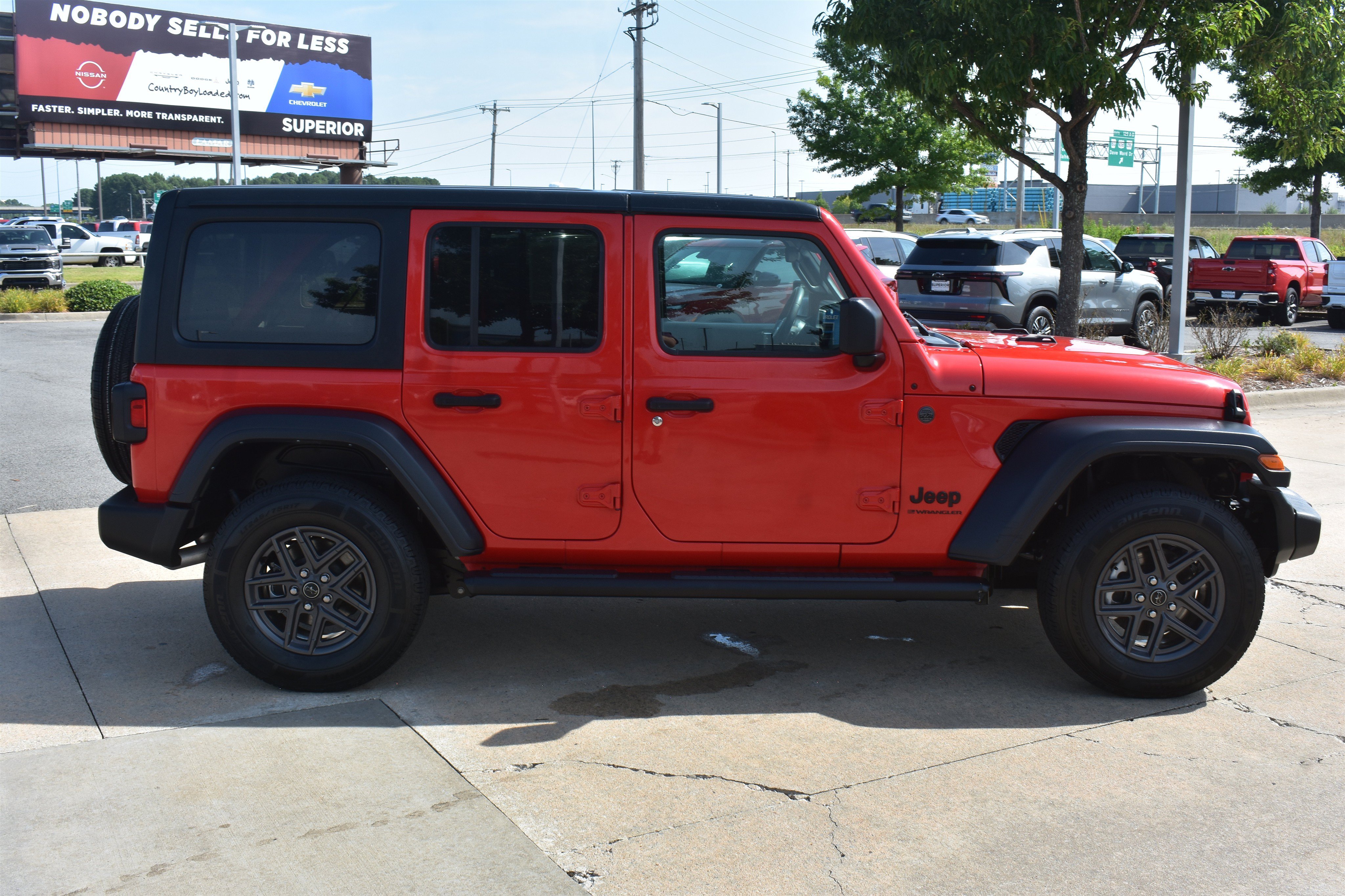 Used 2024 Firecracker Red Jeep Sport S image 4