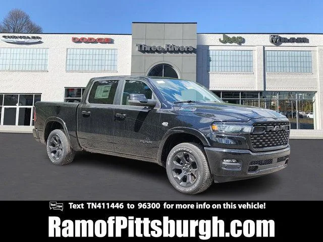 New 2026 Diamond Black Crystal Pearl-Coat Exterior Paint RAM Big Horn/Lone Star image 1