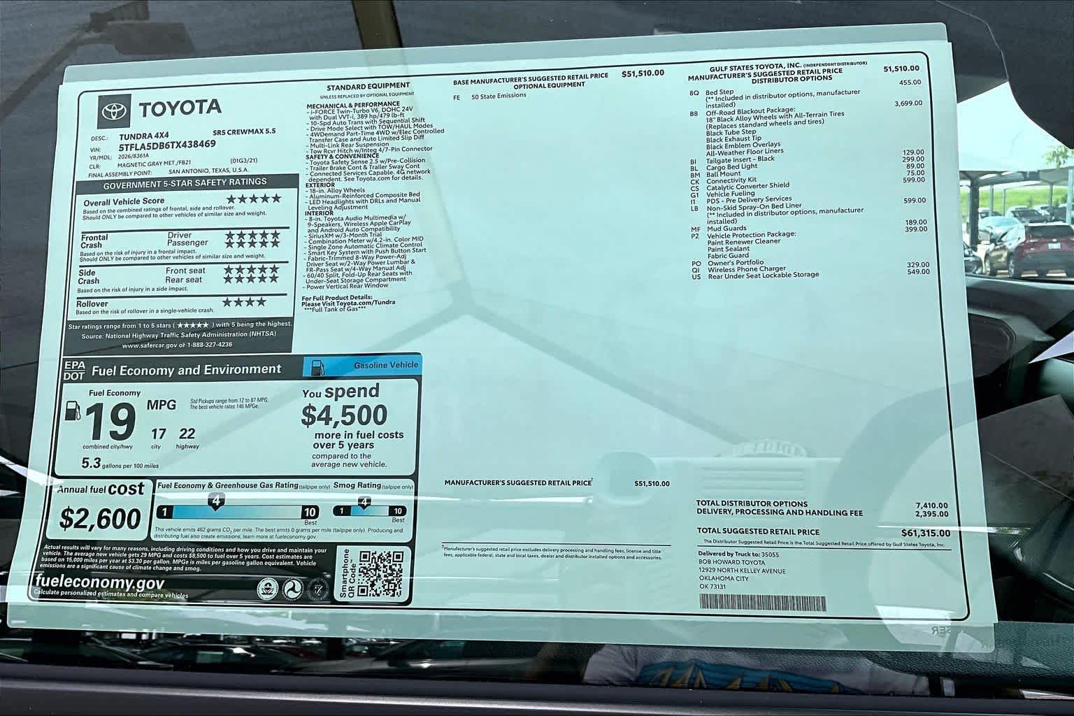 New 2026 Magnetic Gray Metallic Toyota SR5 image 19