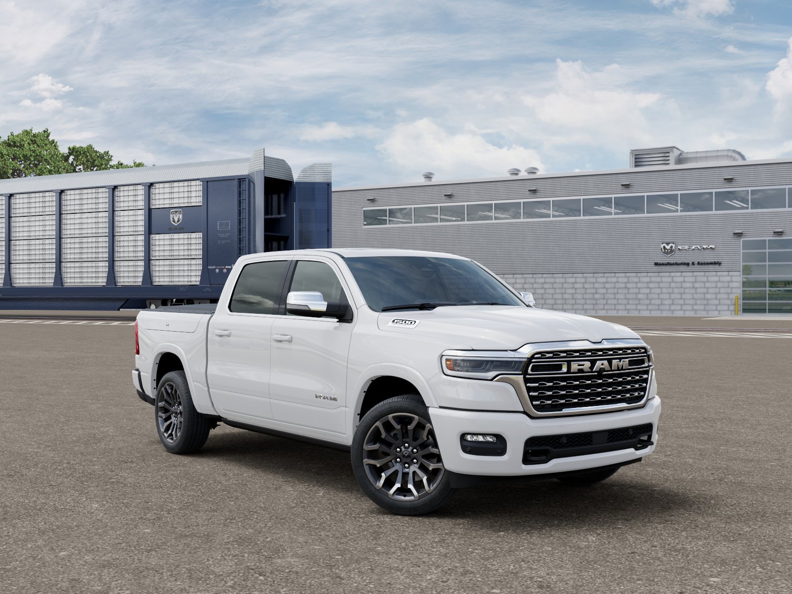 New 2027 Bright White Clear-Coat Exterior Paint RAM  image 3