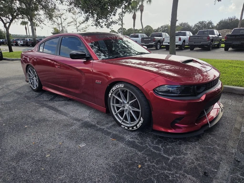 Used 2022 White Knuckle Clearcoat Dodge Scat Pack image 2