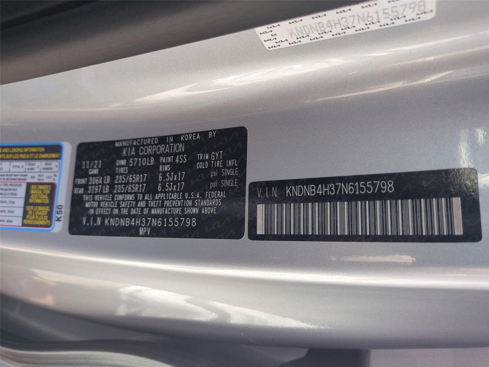 Used 2022 Silky Silver Kia LXS image 42