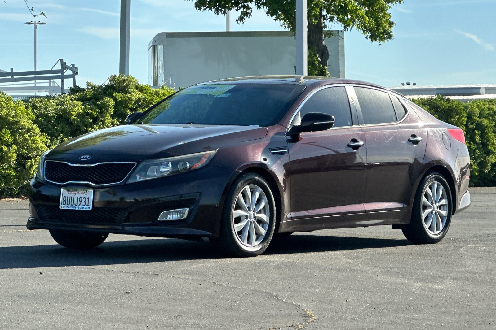 Used 2015 Dark Cherry Kia EX image 8