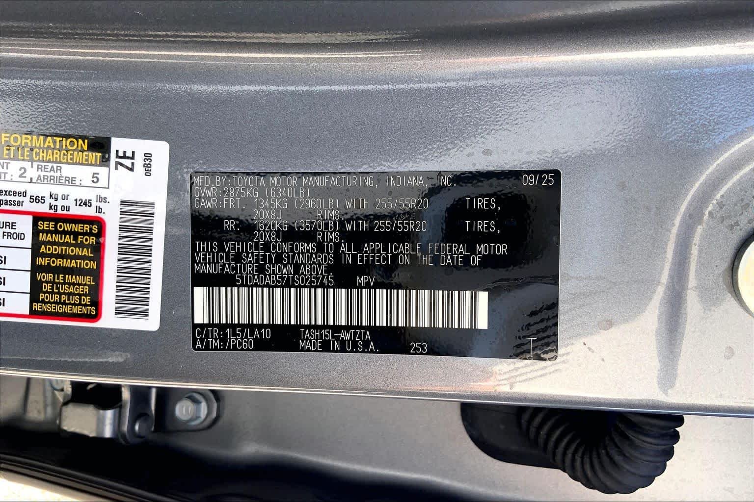 Used 2026 Heavy Metal Toyota Hybrid MAX Platinum image 36