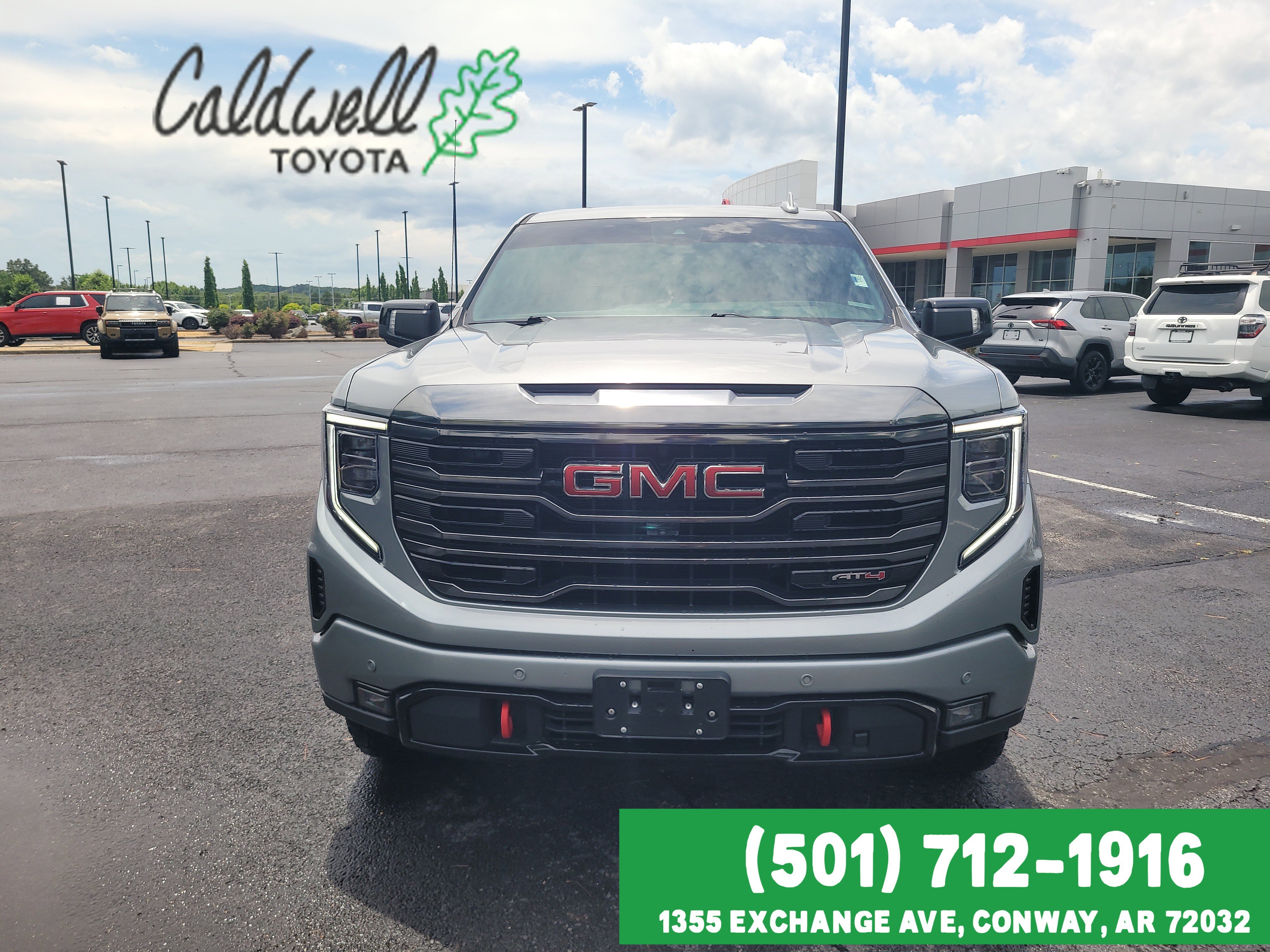 Used 2023 GMC Sierra 1500 AT4 with VIN 1GTUUEE8XPZ209320 for sale in Little Rock