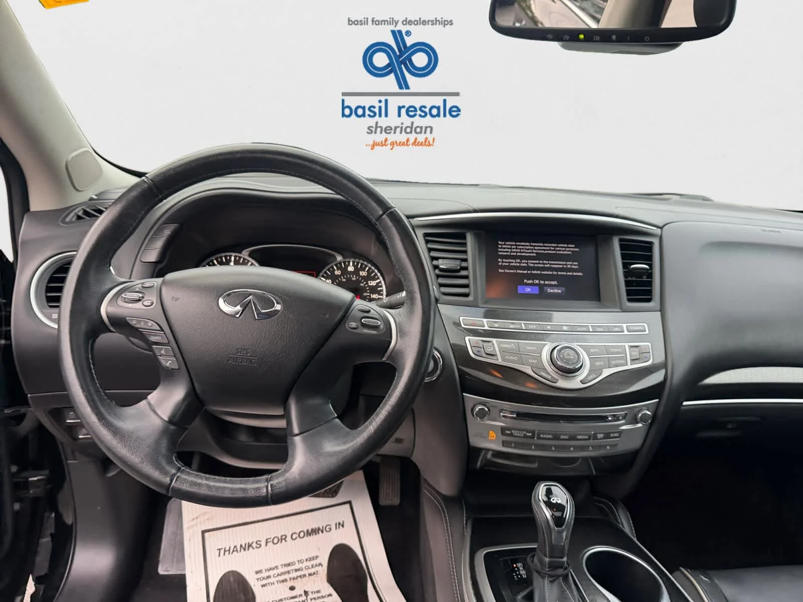 Used 2019 Black Obsidian INFINITI PURE image 15