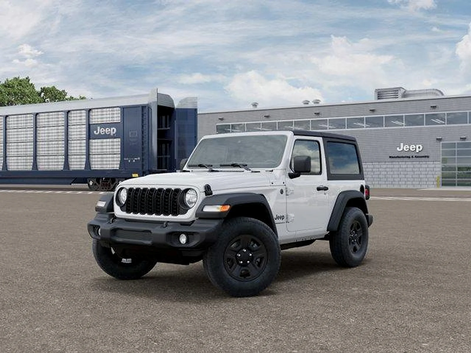 New 2026 Bright White Clearcoat Jeep  image 1