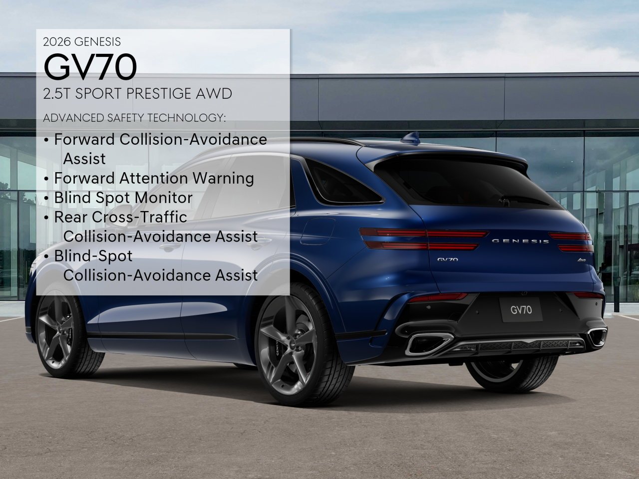 New 2026 Blue Genesis 2.5T SPORT PRESTIGE image 7