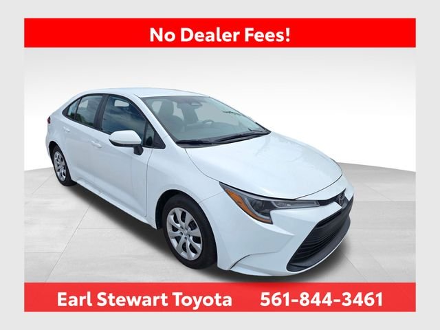 Used 2023 White Toyota LE image 1