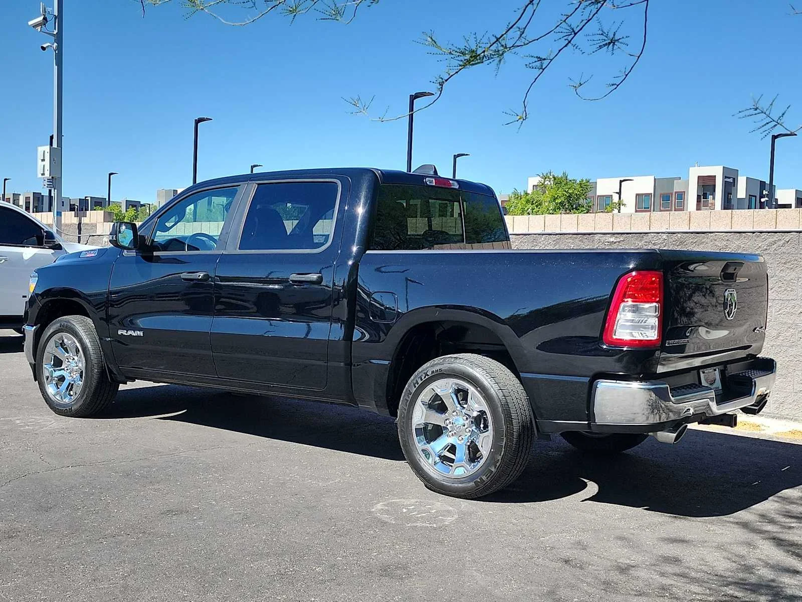 Used 2023 Diamond Black Crystal Pearlcoat Ram Big Horn image 6