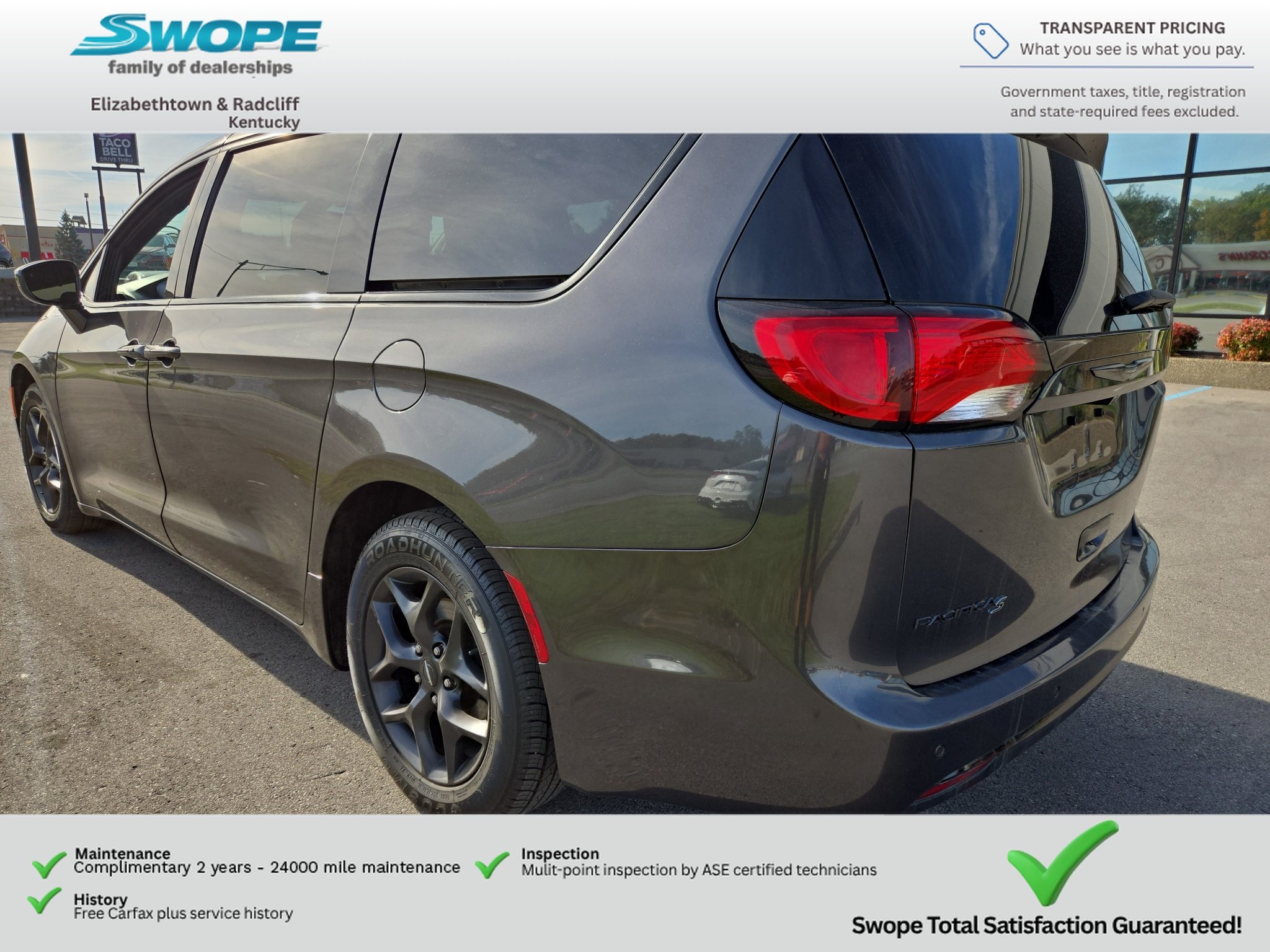 Used 2018 Granite Crystal Metallic Clearcoat Chrysler Touring L image 5