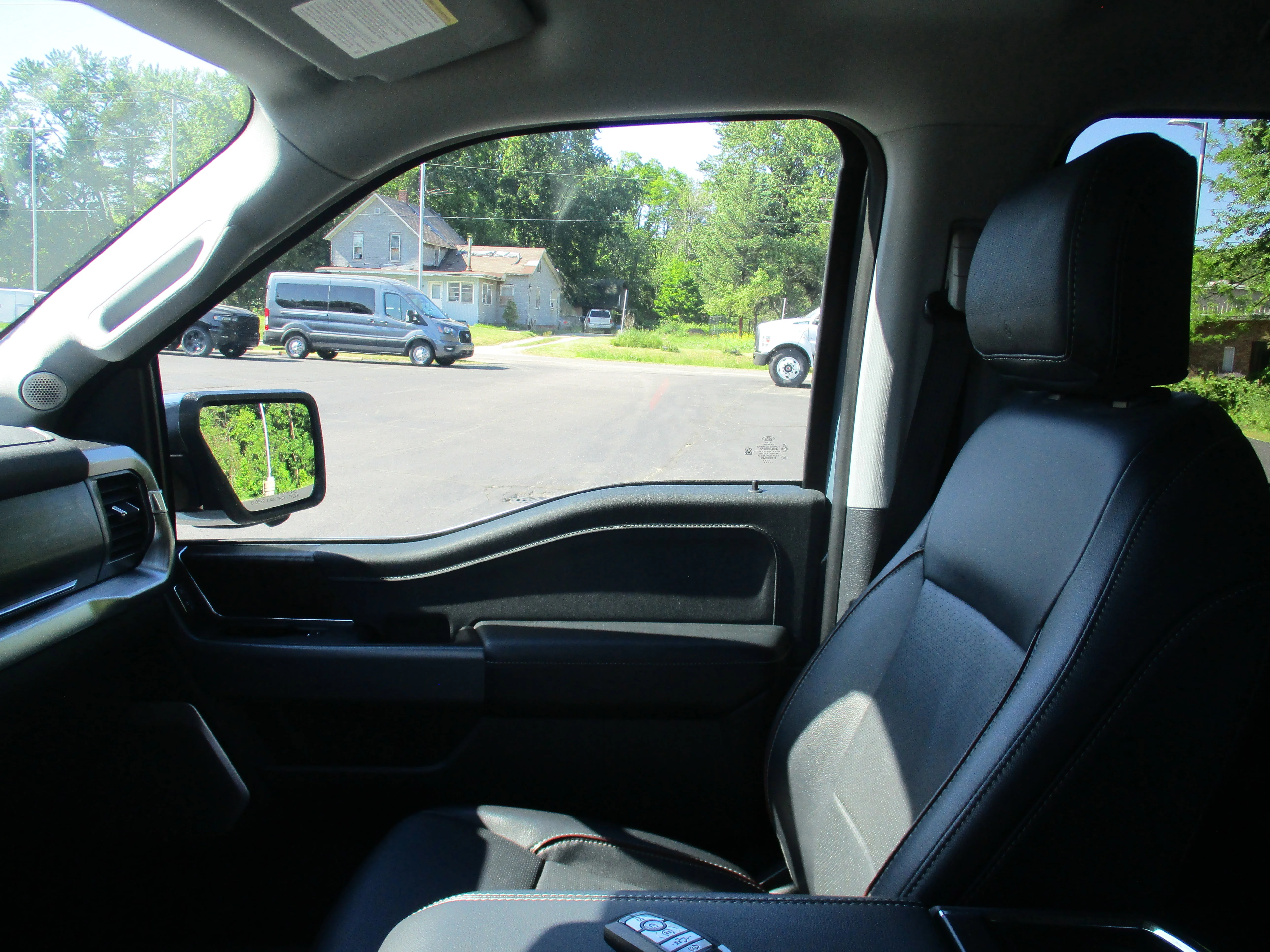 Used 2023 Azure Gray Metallic Tri-Coat Ford LARIAT image 38