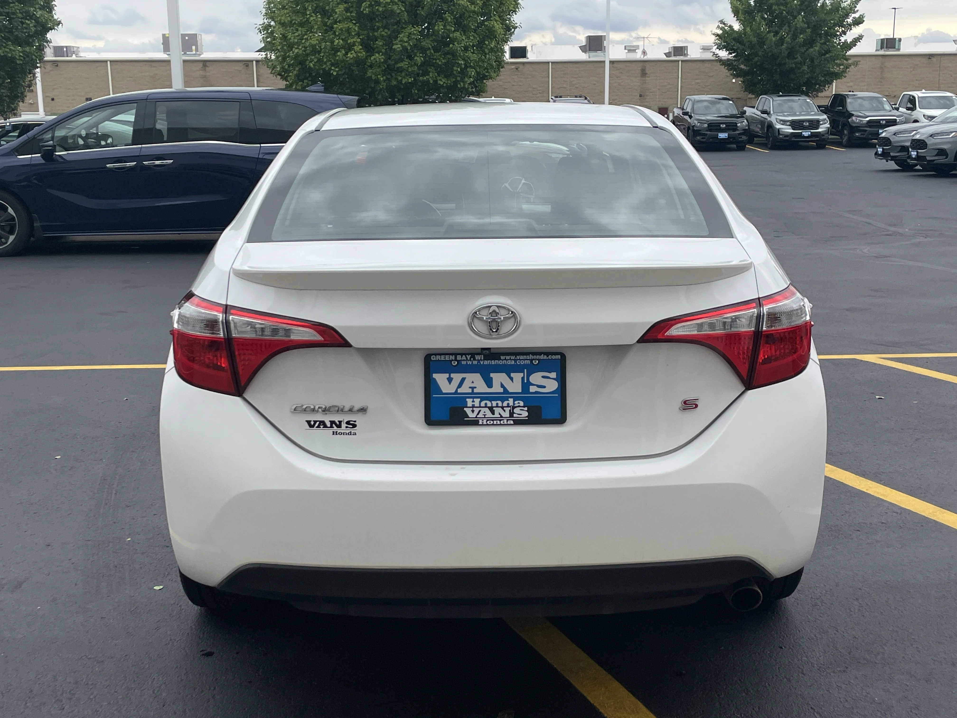 Used 2015 Super White Toyota S Plus image 6