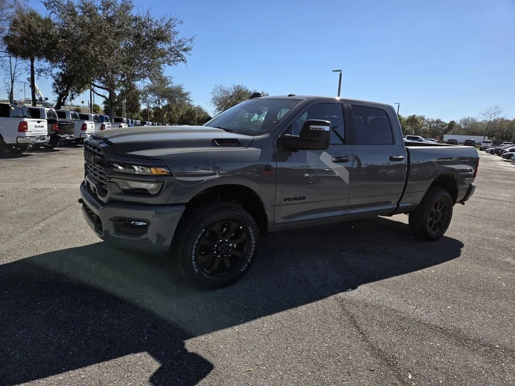 New 2026 Ceramic Gray Clear-Coat Exterior Paint RAM Big Horn image 8
