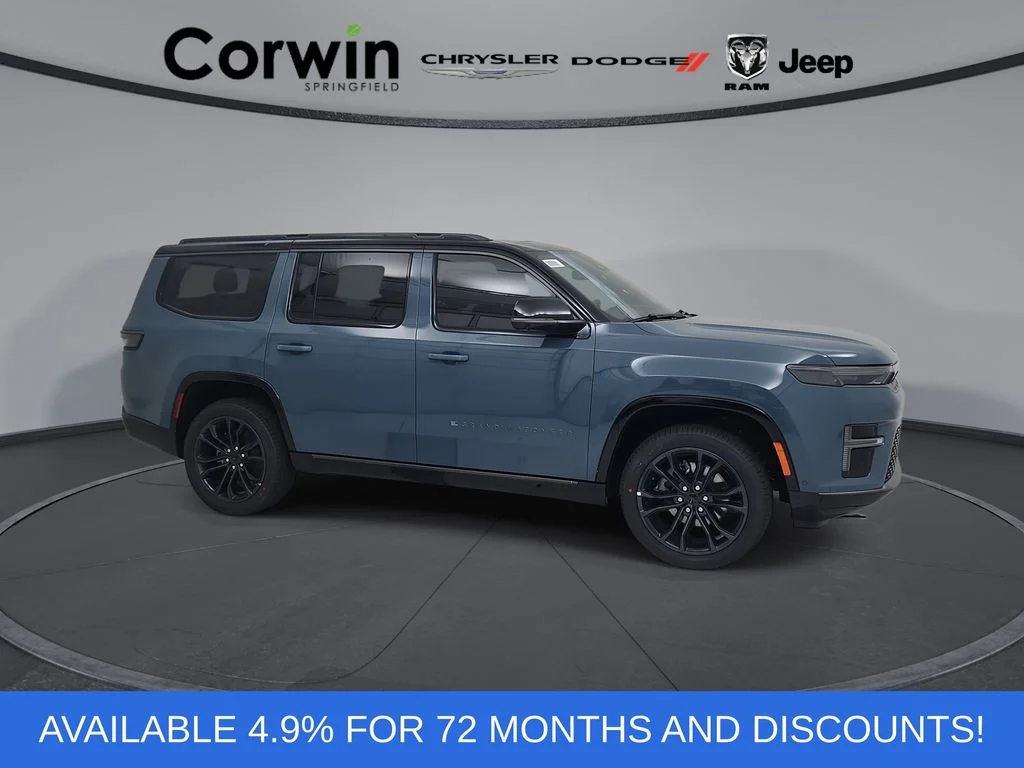 New 2026 Steel Blue Jeep Summit Obsidian image 1