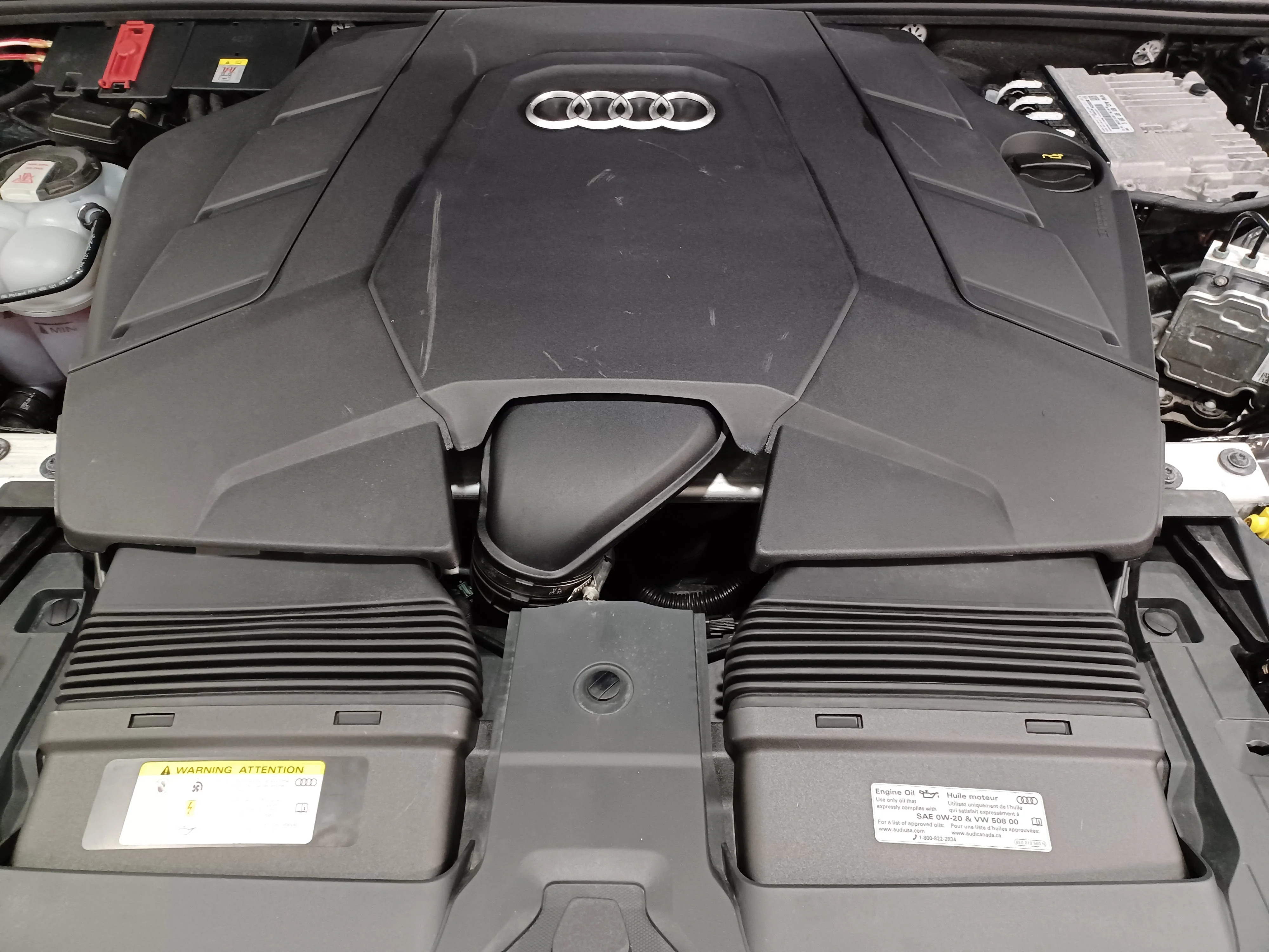 Certified Used 2022 Daytona Gray Pearl Effect Audi Progressiv 55 TFSI AWD*7 Pass | Adaptive Cruise | Nav | 360 Cam | Cooled Leather | Pano Roof image 6