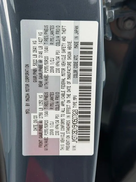 Used 2021 Gray Mazda Carbon Edition image 32
