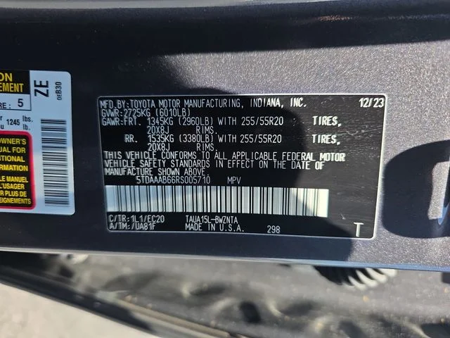 Certified Used 2024 CLOUDBURST GRAY Lexus 350 image 38