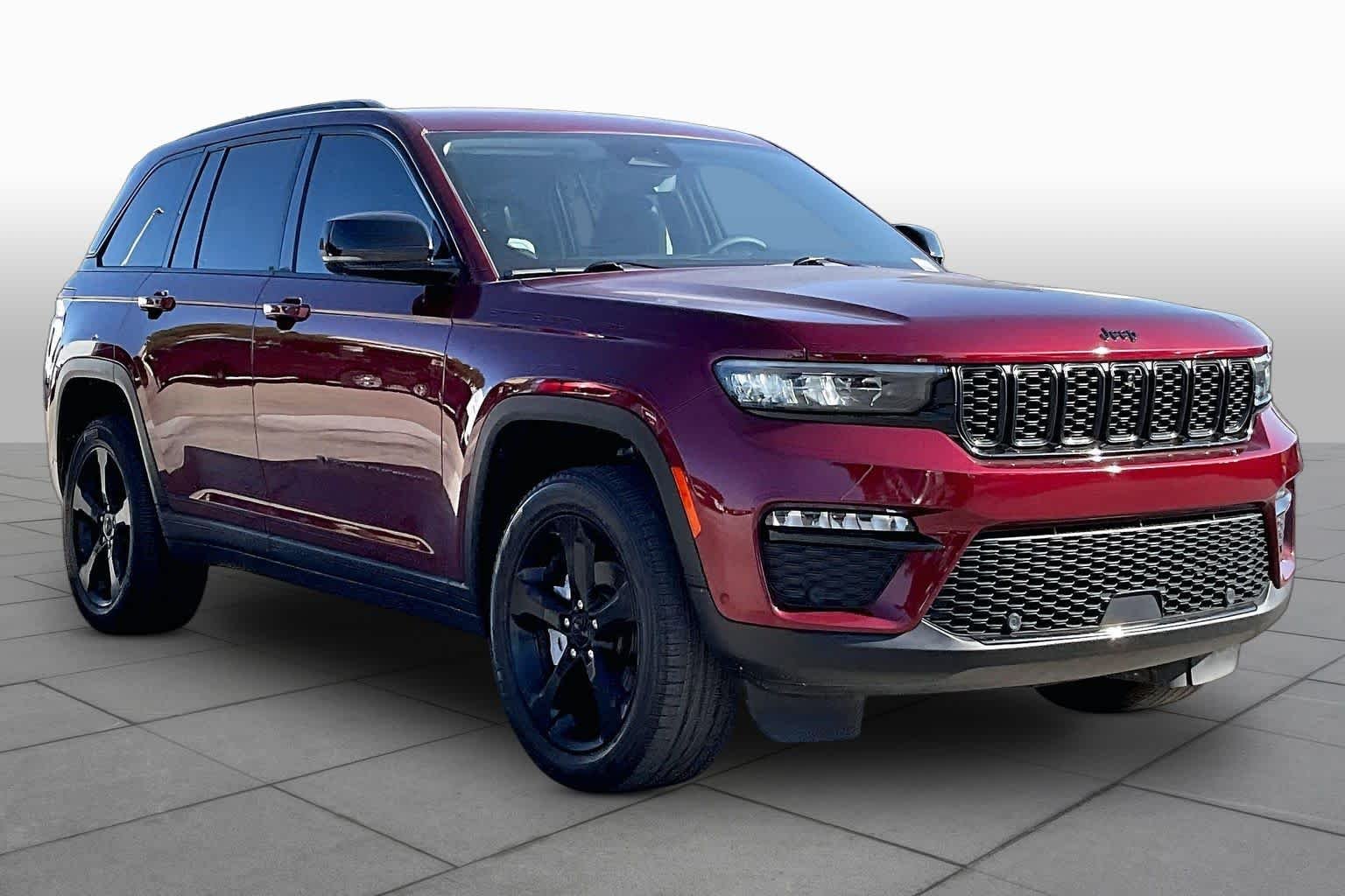 Certified Used 2023 Velvet Red Pearlcoat Jeep Limited image 3