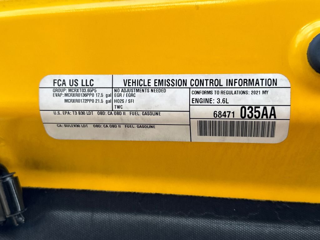 Used 2021 Yellow Jeep Unlimited Sport S image 11