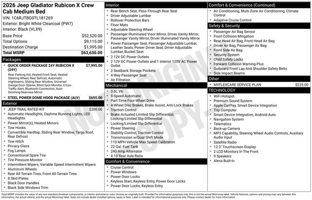 Used 2026 White Jeep Rubicon X image 26