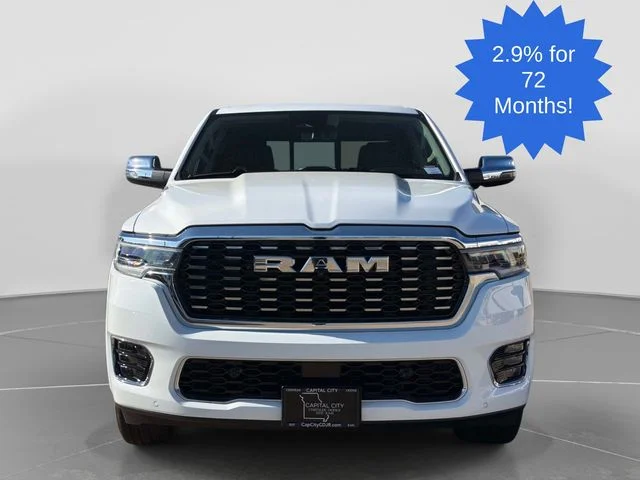 New 2026 Bright White Clear-Coat Exterior Paint RAM Tungsten image 15