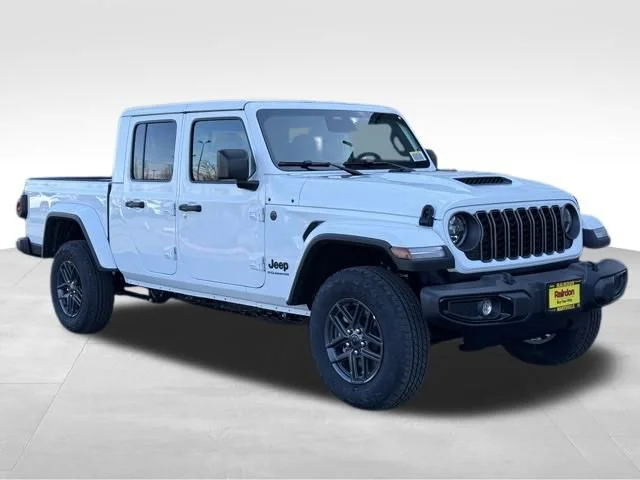 New 2026 Bright White Clear-Coat Exterior Paint Jeep Sport S image 1