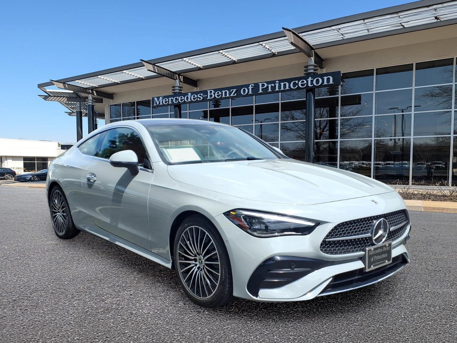 Certified Used 2025 MANUFAKTUR Alpine Grey Metallic Mercedes-Benz CLE 300 4MATIC® Coupe image 1