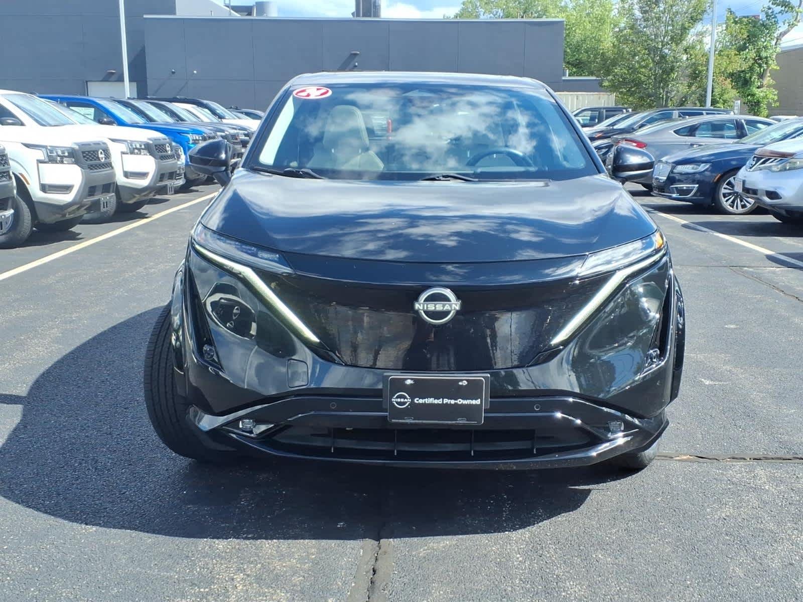 Certified 2024 Nissan ARIYA Evolve+ with VIN JN1DF0BB2RM733481 for sale in Woburn, MA