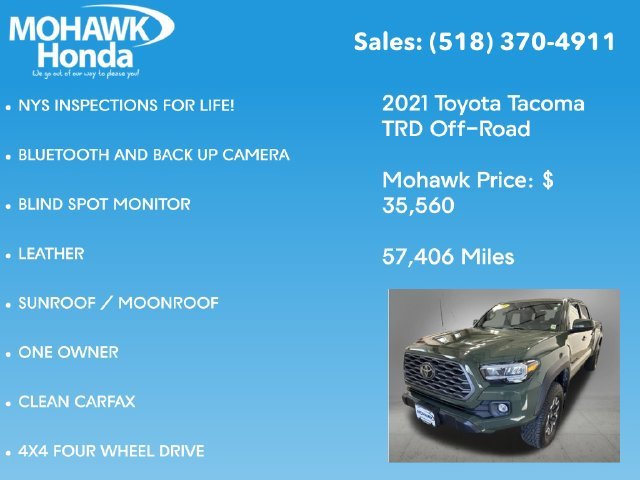 Used 2021 Army Green Toyota TRD Off-Road image 7