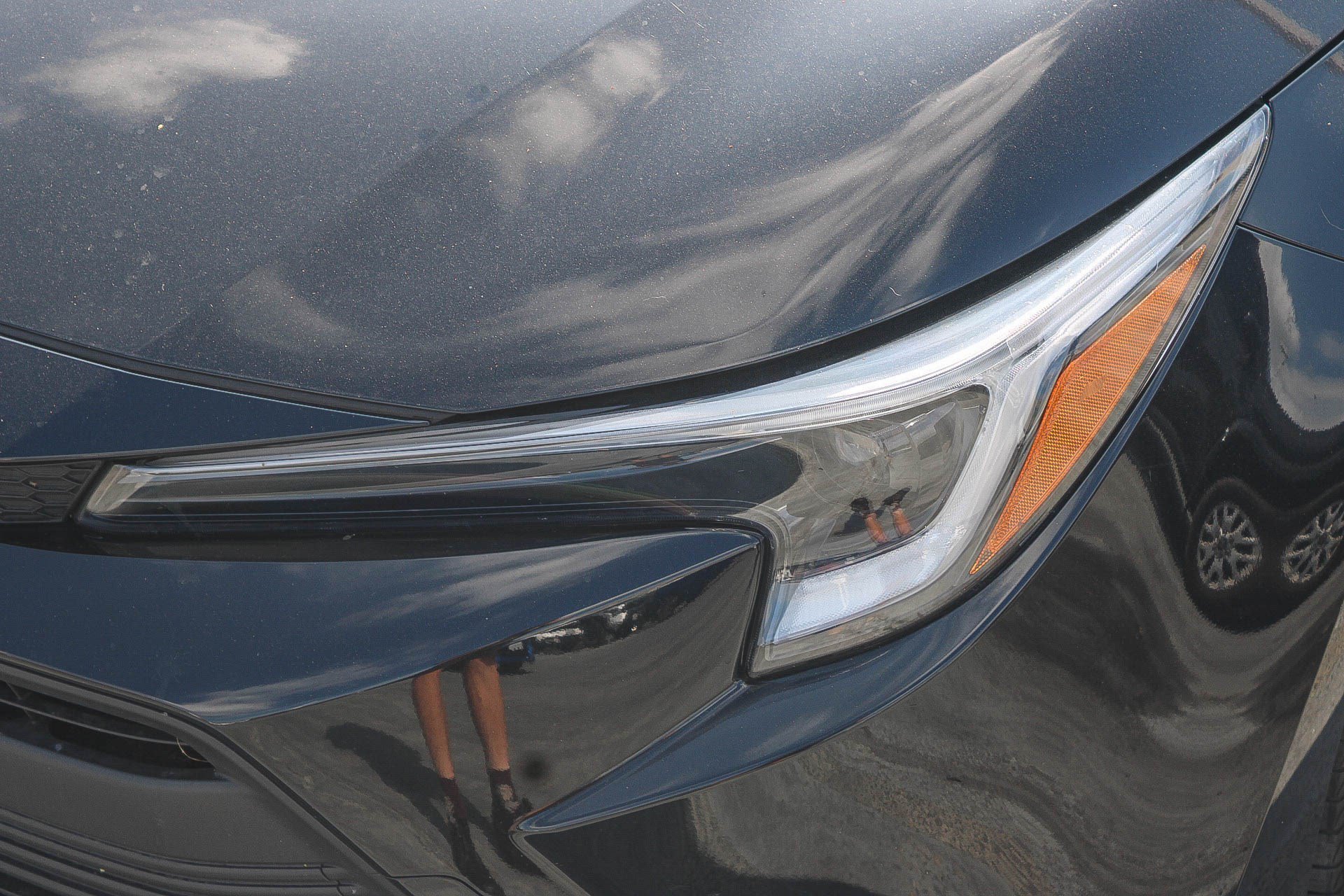 Used 2024 Midnight Black Metallic Toyota Hybrid LE image 5