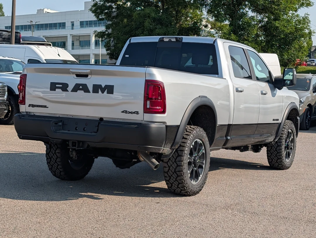 New 2026 Silver RAM Rebel - - Rebel Level 1 Pkg - Surround View Camera - Ventilated Seats - Tow Technology Grp & More! image 8