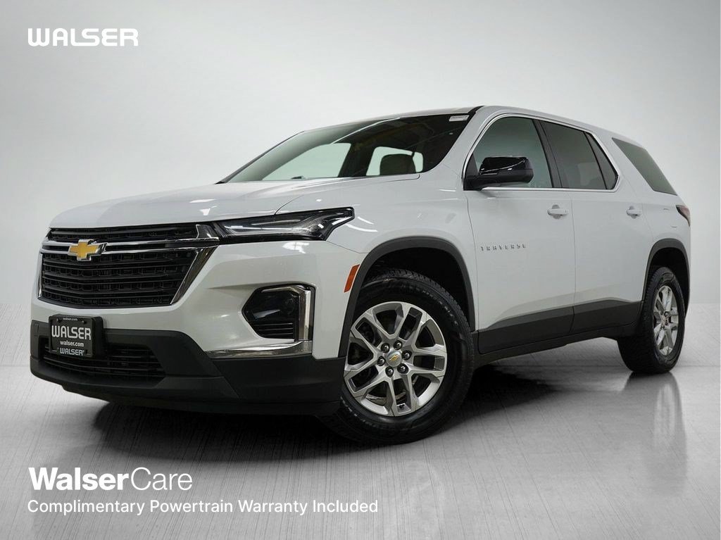 Used 2023 Summit White Chevrolet AWD 4dr LS w/1LS image 1