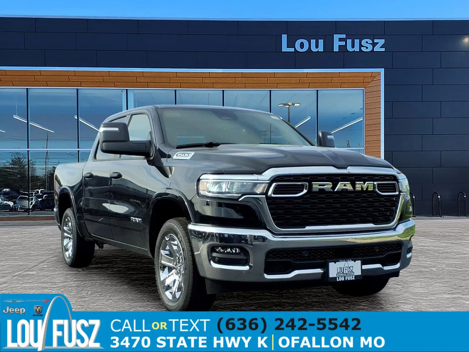 New 2026 Diamond Black Crystal Pearlcoat Ram Big Horn image 1