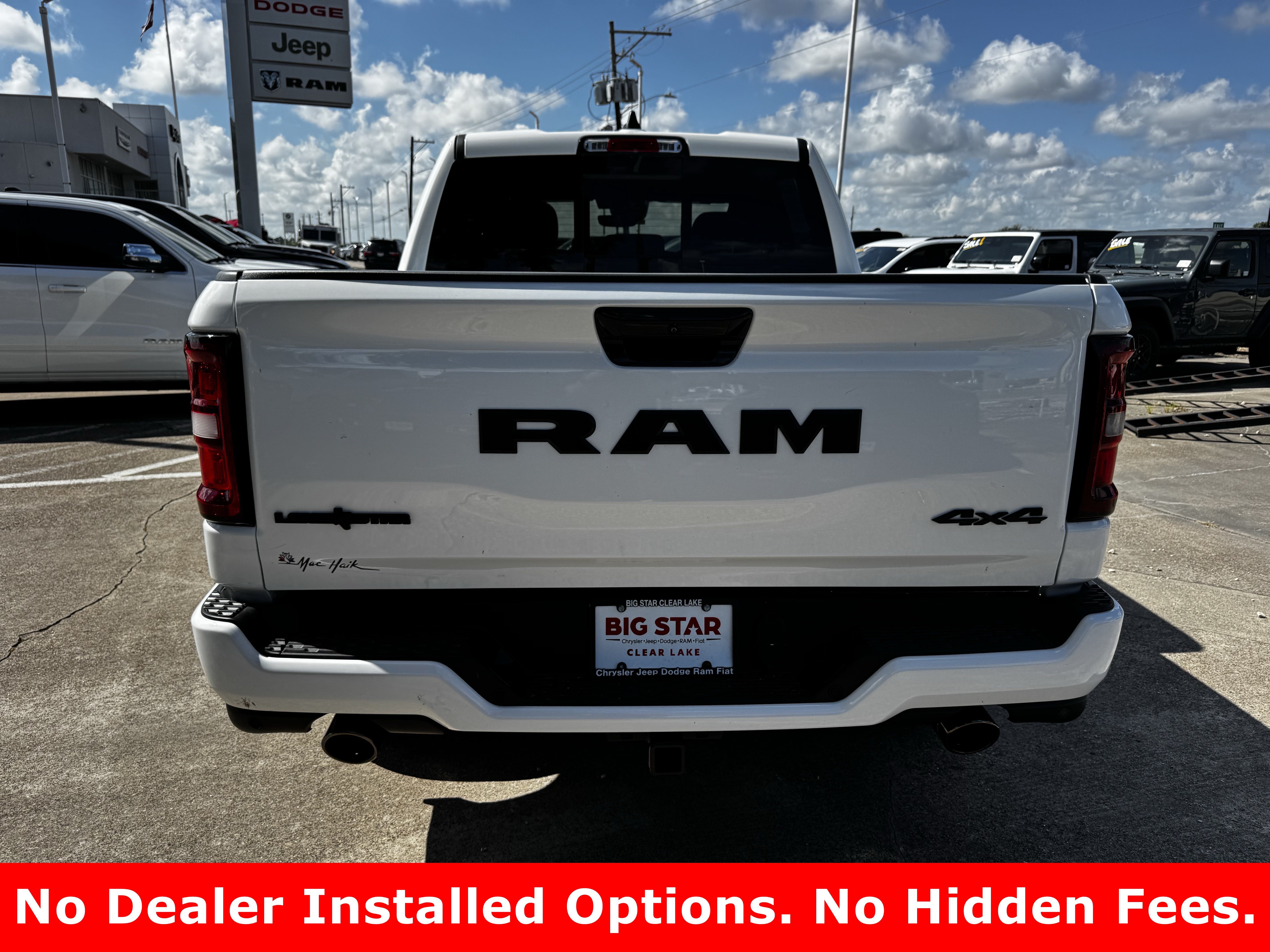 New 2026 Bright White Clear-Coat Exterior Paint RAM Lone Star image 6