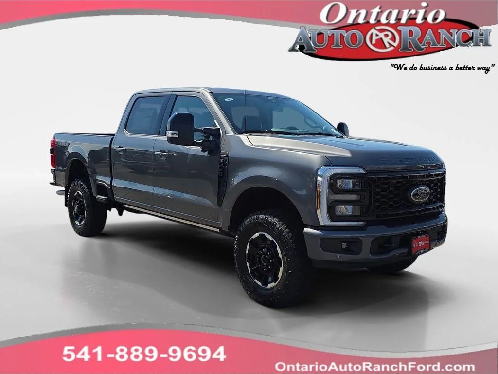 New 2026 Carbonized Gray Metallic Ford LARIAT image 1