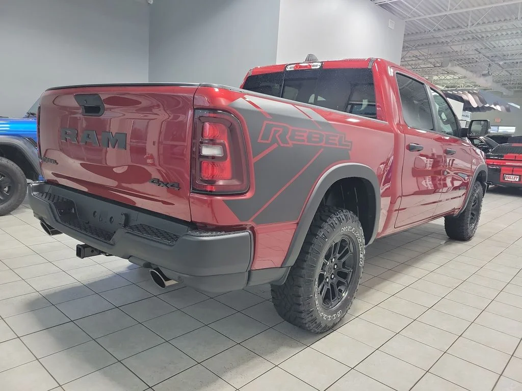 New 2026 Molten Red Pearl-Coat Exterior Paint RAM Rebel image 6