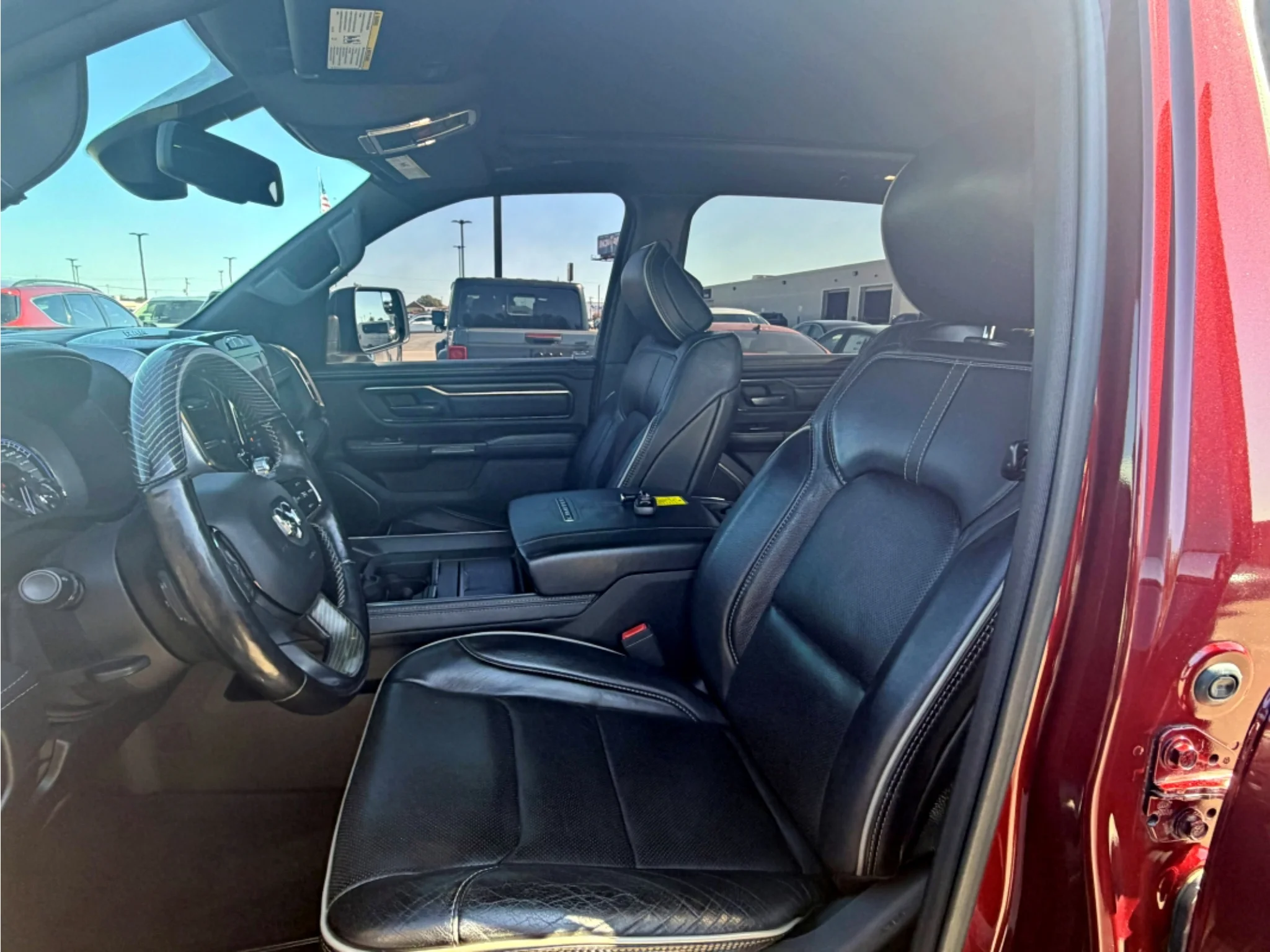 Used 2019 Delmonico Red Pearlcoat Ram Limited image 15
