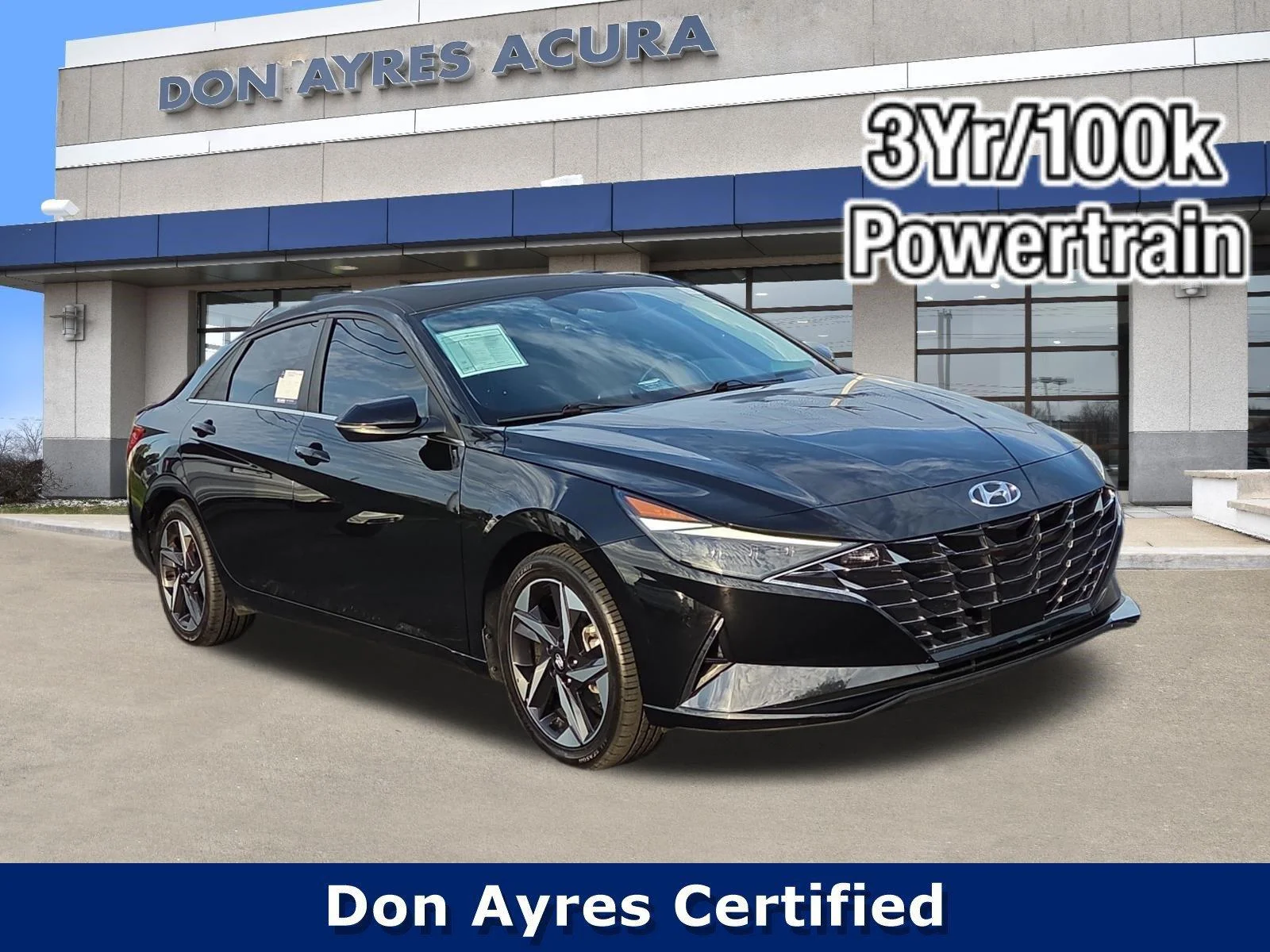 Used 2021 Phantom Black Hyundai Limited image 1