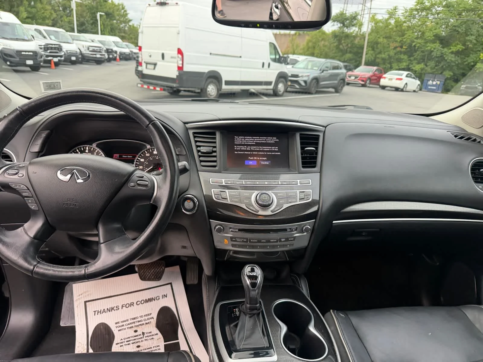 Used 2019 Black Obsidian INFINITI PURE image 19