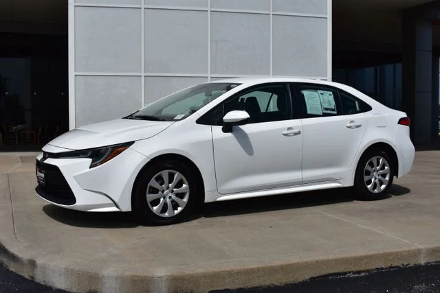 Used 2024 White Toyota LE image 2