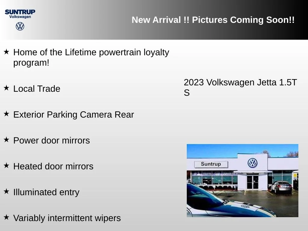 Used 2023 Black Volkswagen 1.5T S image 2