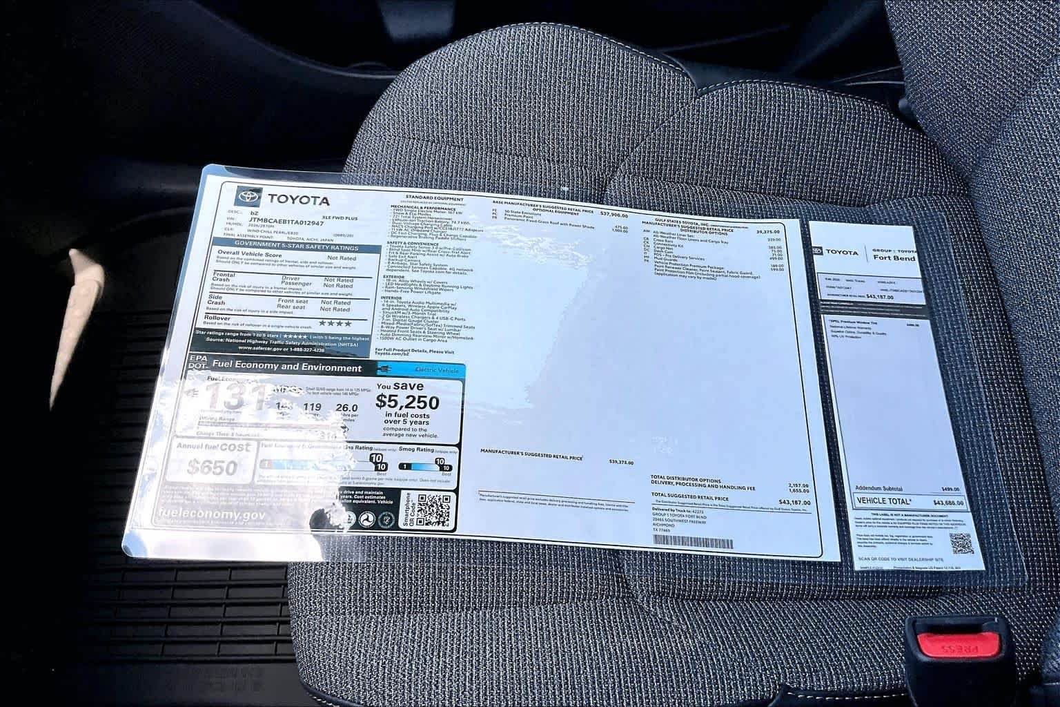 New 2026 Wind Chill Pearl Toyota XLE image 22