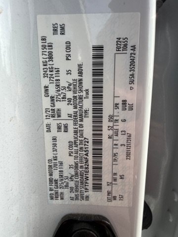 Used 2022 White Ford LARIAT image 24