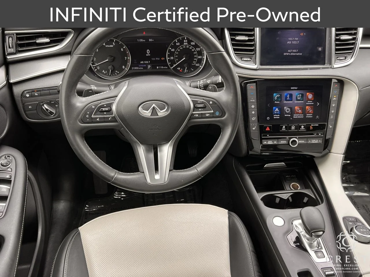 Certified Used 2023 Black Obsidian INFINITI LUXE image 12